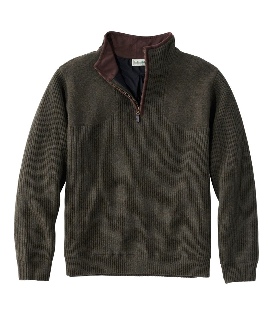 L.L.Bean Men's Waterfowl Sweater with WINDSTOPPER by GORE-TEX LABS CLOTHING|OUTDOOR EQUIPMENT