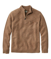 L.L.Bean Men's Rangeley Merino Sweater, Quarter-Zip CLOTHING|SALE