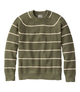 L.L.Bean Men's Mariner Rib Crew Sweater, Stripe CLOTHING