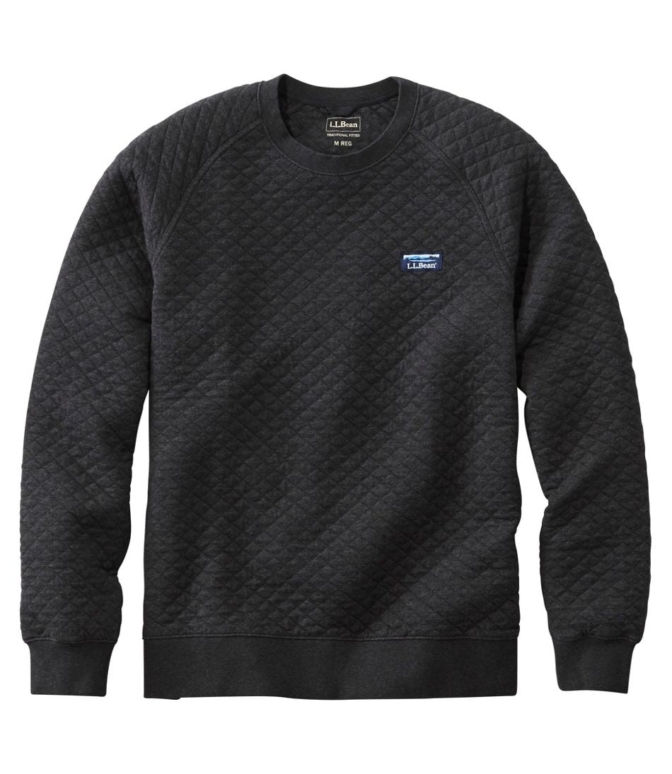 L.L.Bean Men's Quilted Sweatshirt, Crewneck CLOTHING|SALE