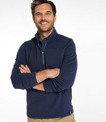 L.L.Bean Men's VentureStretch Ottoman-Rib Pullover, Quarter-Zip CLOTHING|SALE