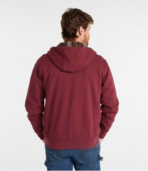 L.L.Bean Men's Katahdin Iron Works® Hooded Sweatshirt, Flannel-Lined CLOTHING