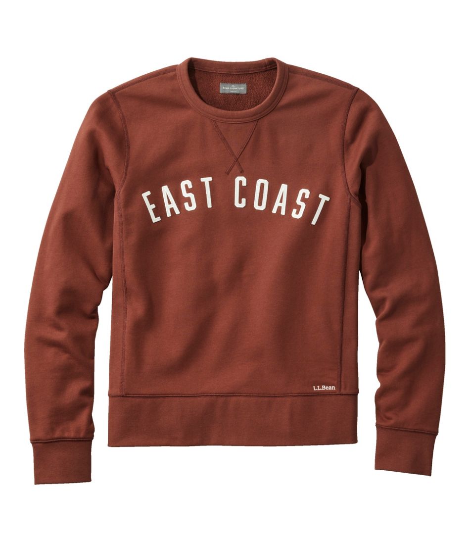 L.L.Bean Men's Signature Rugged Crewneck Sweatshirt CLOTHING|SALE