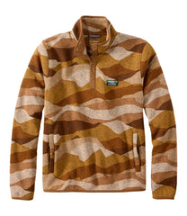 L.L.Bean Men's Sweater Fleece Pullover, Print CLOTHING|SALE