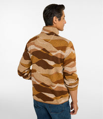 L.L.Bean Men's Sweater Fleece Pullover, Print CLOTHING|SALE