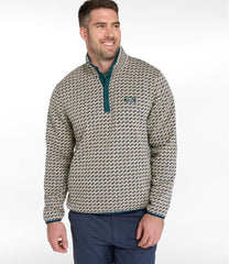 L.L.Bean Men's Sweater Fleece Pullover, Print CLOTHING|SALE