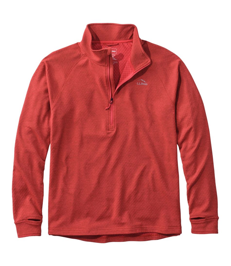 L.L.Bean Men's Adventure Grid Fleece, Quarter-Zip CLOTHING|SALE