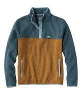 L.L.Bean Men's Sweater Fleece Pullover, Colorblock CLOTHING|SALE