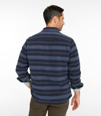 L.L.Bean Men's Bean's Mariner Fleece Shirt, Print CLOTHING