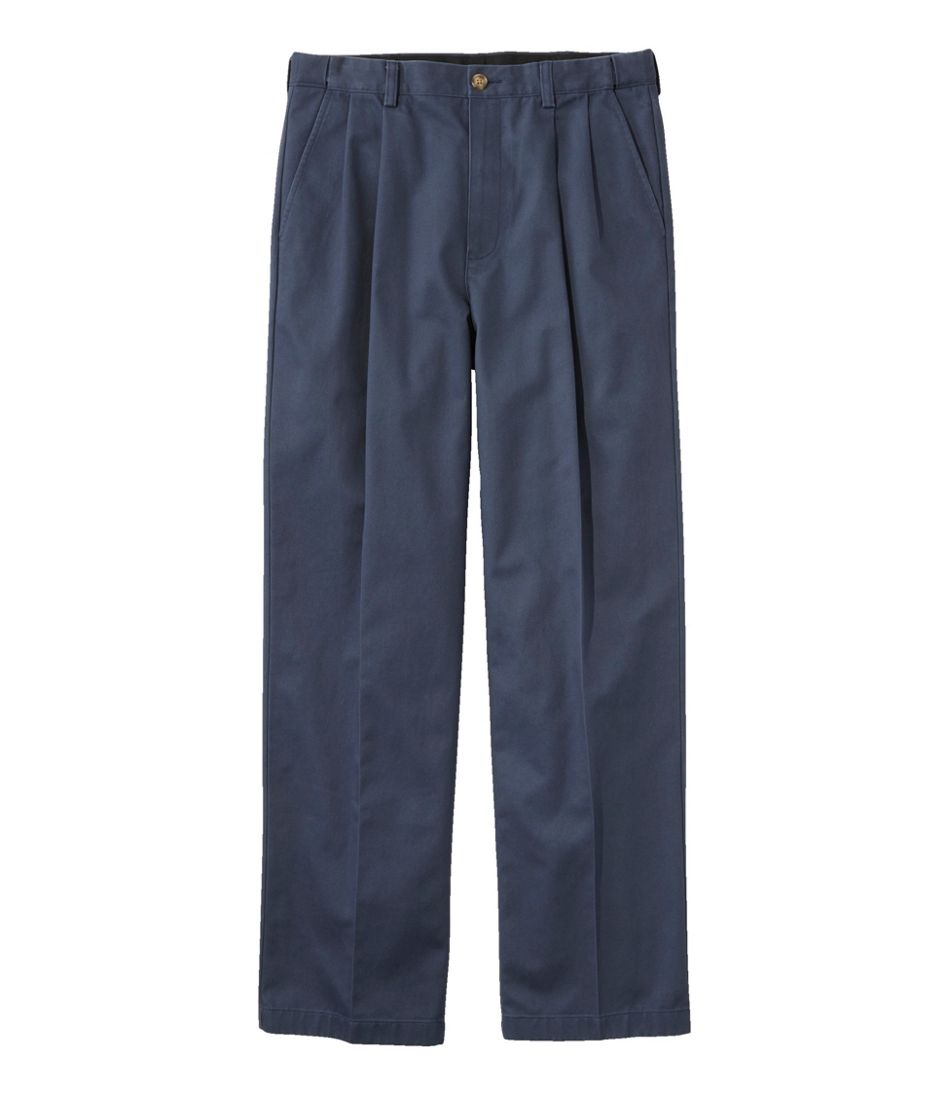 L.L.Bean Men's Wrinkle-Free Double L® Chinos, Natural Fit, Hidden Comfort, Pleated CLOTHING|SALE