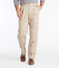 L.L.Bean Men's Wrinkle-Free Double L® Chinos, Natural Fit, Hidden Comfort, Pleated CLOTHING|SALE