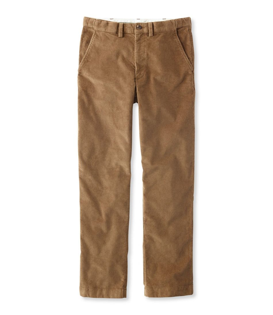 L.L.Bean Men's Stretch Country Corduroy Pants, Natural Fit, Plain Front, Hidden Comfort CLOTHING|SALE