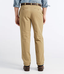 L.L.Bean Men's Double L® Chinos, Natural Fit, Plain Front, Flannel-Lined CLOTHING