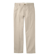 L.L.Bean Men's Wrinkle-Free Double L® Chinos, Natural Fit, Plain Front CLOTHING