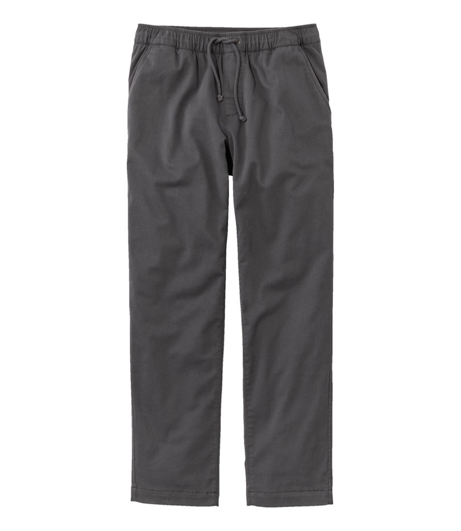 L.L.Bean Men's Comfort Stretch Dock Pants, Standard Fit, Straight Leg, Flannel-Lined CLOTHING|SALE