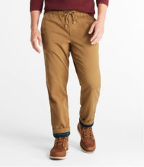 L.L.Bean Men's Comfort Stretch Dock Pants, Standard Fit, Straight Leg, Flannel-Lined CLOTHING|SALE
