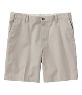 L.L.Bean Men's Wrinkle-Free Double L® Chino Shorts, Natural Fit, Hidden Comfort Waist, 8" CLOTHING