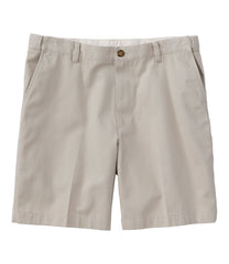 L.L.Bean Men's Wrinkle-Free Double L® Chino Shorts, Natural Fit, Hidden Comfort Waist, 8" CLOTHING