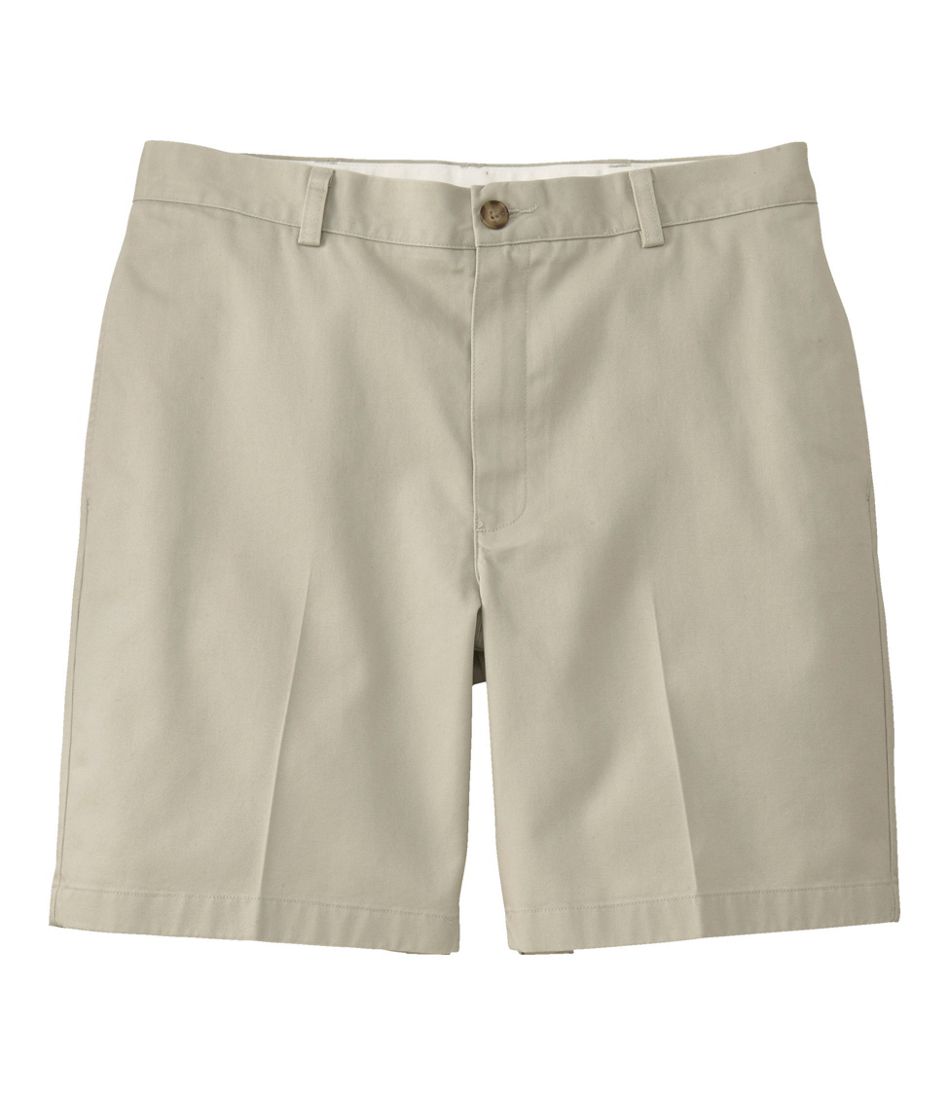 L.L.Bean Men's Wrinkle-Free Double L® Chino Shorts, Classic Fit, 8" CLOTHING