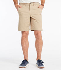 L.L.Bean Men's Lakewashed® Stretch Khaki Shorts, 9" CLOTHING|SALE