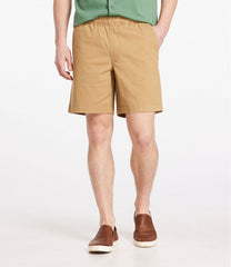 L.L.Bean Men's Lakewashed Stretch Khaki Shorts, Pull-On, 8" CLOTHING|SALE