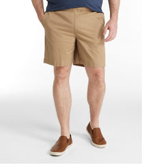 L.L.Bean Men's Lakewashed Stretch Khaki Shorts, Pull-On, 8" CLOTHING|SALE