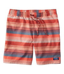L.L.Bean Men's Vacationland Stretch Swim Trunks, Print, 8" CLOTHING|SALE
