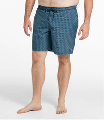 L.L.Bean Men's Vacationland Stretch Swim Trunks, Print, 8" CLOTHING|SALE