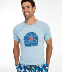 L.L.Bean Men's Swift River Cooling Sun Shirt, Short-Sleeve Graphic CLOTHING