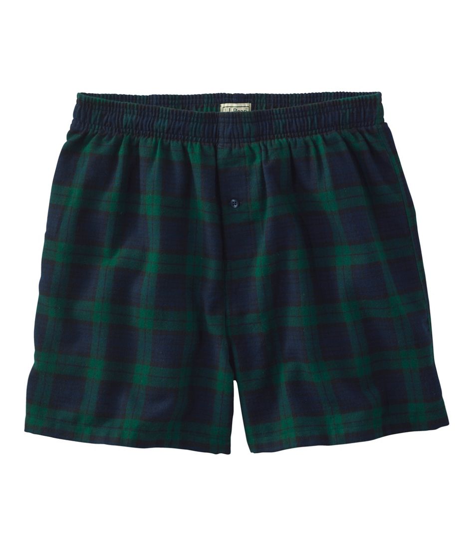 L.L.Bean Men's Scotch Plaid Flannel Boxers CLOTHING