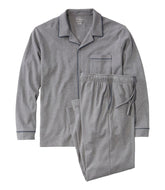 L.L.Bean Men's Bean's Cotton Knit Pajamas, Button-Front PJ Set CLOTHING