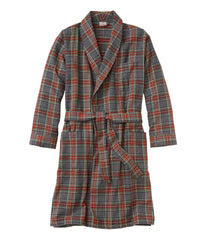 L.L.Bean Men's Scotch Plaid Flannel Robe CLOTHING