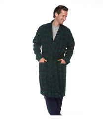 L.L.Bean Men's Scotch Plaid Flannel Robe CLOTHING