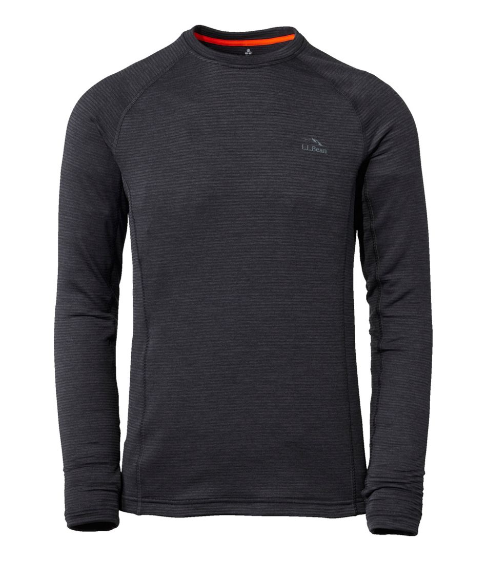 L.L.Bean Men's Midweight Base Layer Crew Top CLOTHING