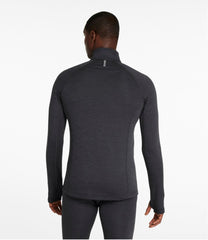 L.L.Bean Men's Midweight Base Layer Crew Top, 1/4 Zip CLOTHING