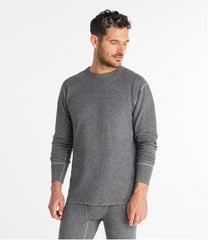 L.L.Bean Men's Double-Layer Underwear, Crewneck CLOTHING