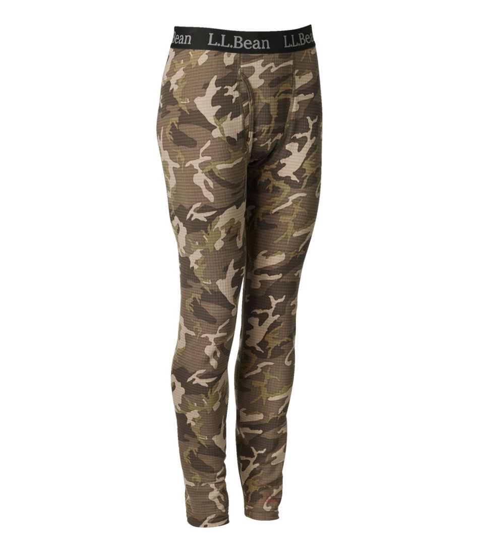 L.L.Bean Men's Heavyweight Base Layer Pant, Print CLOTHING