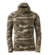 L.L.Bean Men's Heavyweight Base Layer Hoodie, Print CLOTHING