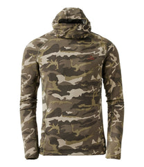 L.L.Bean Men's Heavyweight Base Layer Hoodie, Print CLOTHING