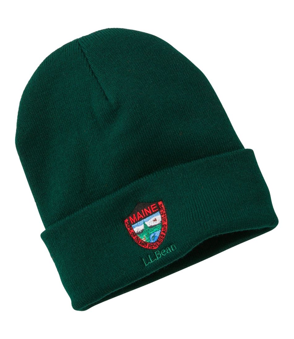 L.L.Bean Adults' Maine Inland Fisheries and Wildlife Beanie CLOTHING|OUTERWEAR|OUTDOOR EQUIPMENT