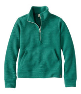 L.L.Bean Kids' Ridgeknit Pullover, Glow-in-the-Dark Quarter-Zip CLOTHING