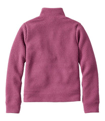 L.L.Bean Kids' Ridgeknit Pullover, Glow-in-the-Dark Quarter-Zip CLOTHING