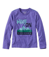L.L.Bean Kids' Graphic Tee, Long-Sleeve Glow-in-the-Dark CLOTHING