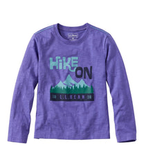 L.L.Bean Kids' Graphic Tee, Long-Sleeve Glow-in-the-Dark CLOTHING