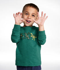 L.L.Bean Infants' and Toddlers' Graphic Tee, Long-Sleeve Glow-in-the-Dark CLOTHING