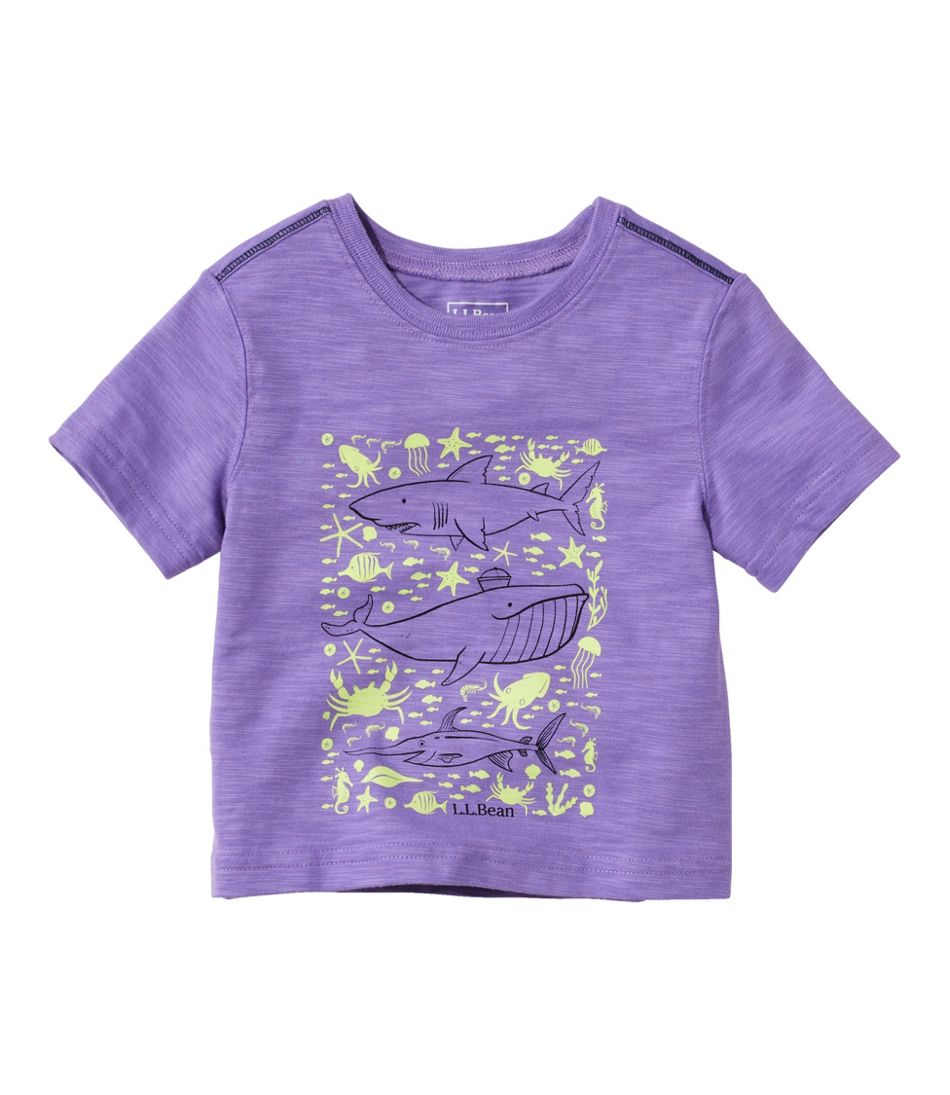 L.L.Bean Toddlers' Graphic Tee, Short-Sleeve Glow-In-The-Dark CLOTHING|SALE