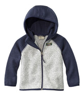 L.L.Bean Infants' and Toddlers' Sweater Fleece, Hooded Colorblock CLOTHING|OUTERWEAR|SALE