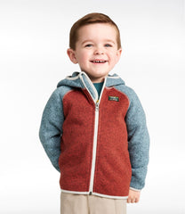 L.L.Bean Infants' and Toddlers' Sweater Fleece, Hooded Colorblock CLOTHING|OUTERWEAR|SALE