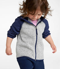 L.L.Bean Infants' and Toddlers' Sweater Fleece, Hooded Colorblock CLOTHING|OUTERWEAR|SALE