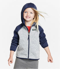 L.L.Bean Infants' and Toddlers' Sweater Fleece, Hooded Colorblock CLOTHING|OUTERWEAR|SALE